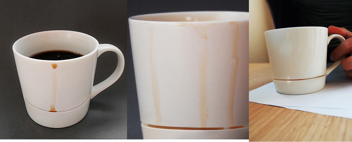 The Cup That Catches Coffee